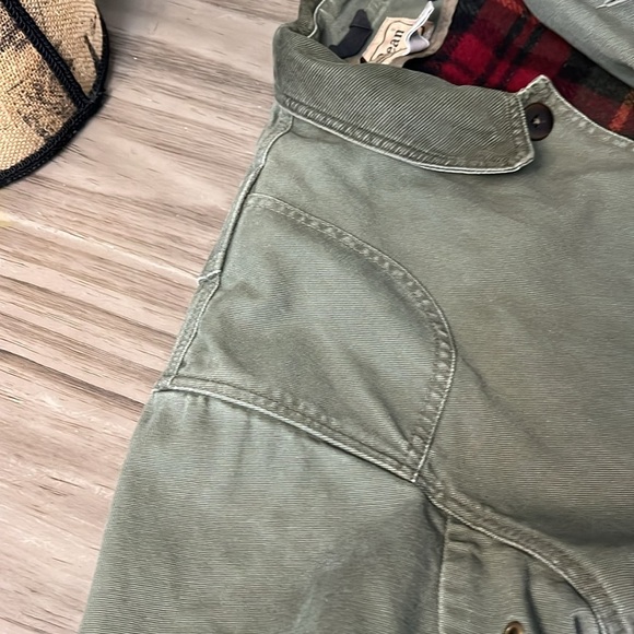 L.L. BEAN CHORE COAT MENS MED/LARGE GREEN - Picture 15 of 17